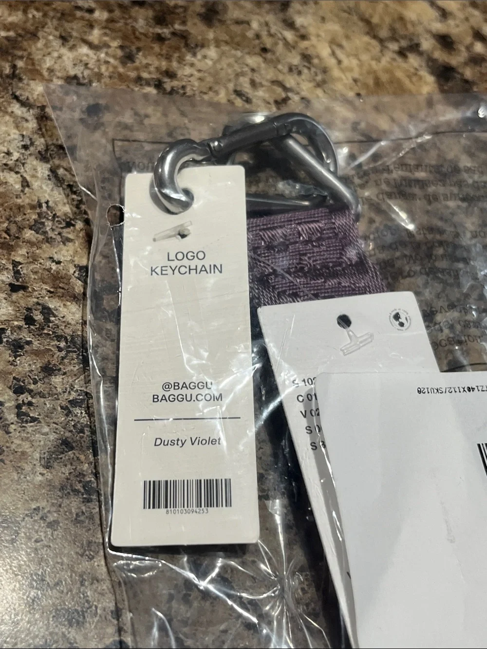 BAGGU UO Exclusive Recycled Logo Keychain